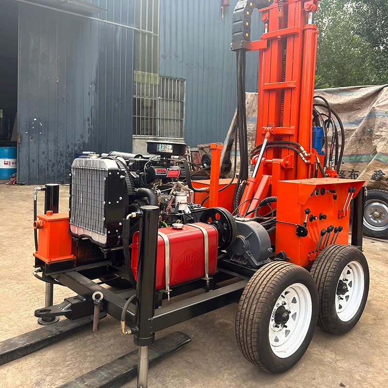 맞춤형 수중 시추 장비 180m 200m 유압 디젤 구동