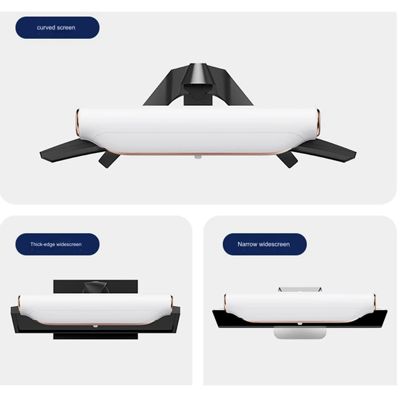 AB42-Bladeless Monitor Screen Fan Air Cooler USB Rechargeable Portable Fans