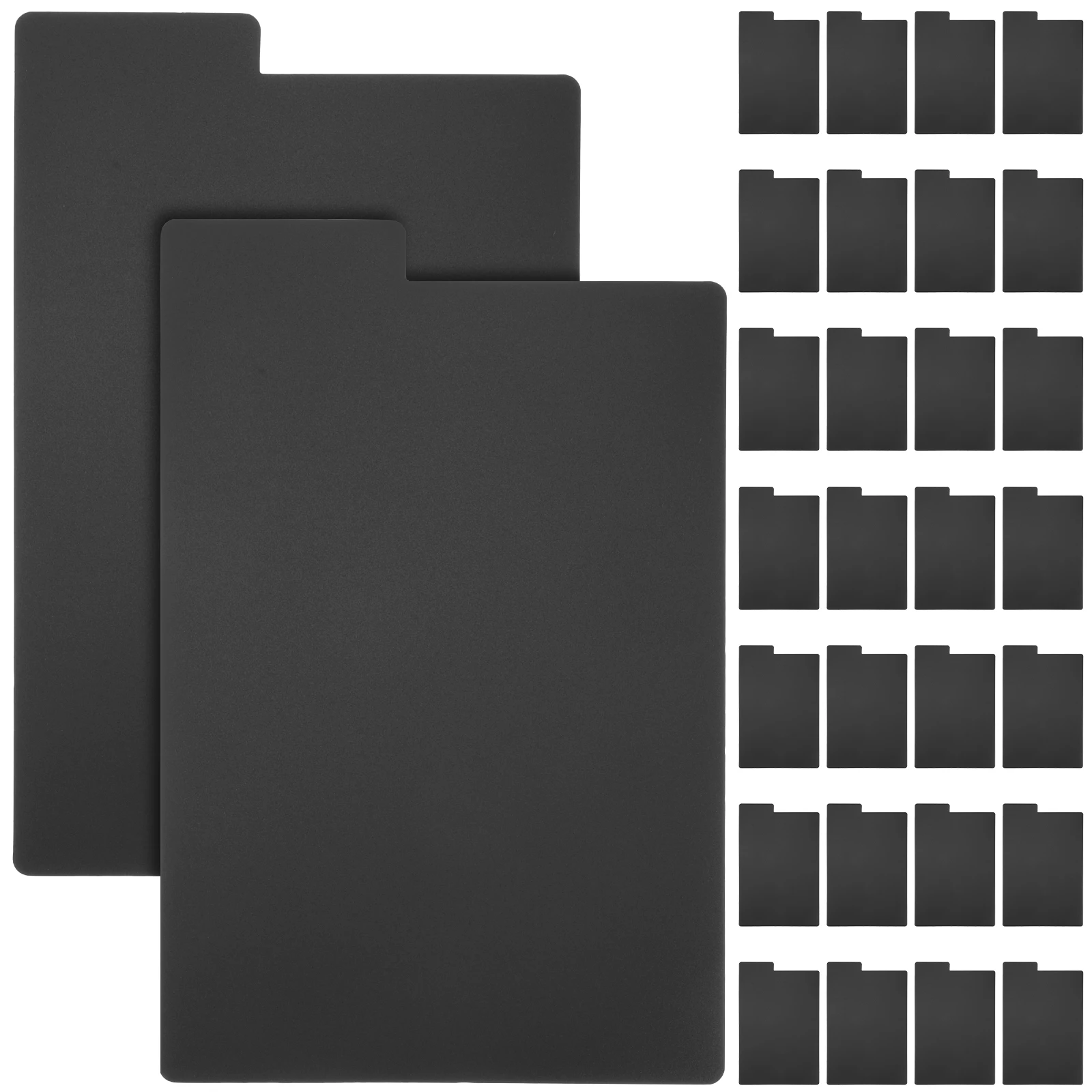 

20 Pcs Bookend Bookshelf Dividers for Bookshelves Tabs with Comic Card Alphabetical