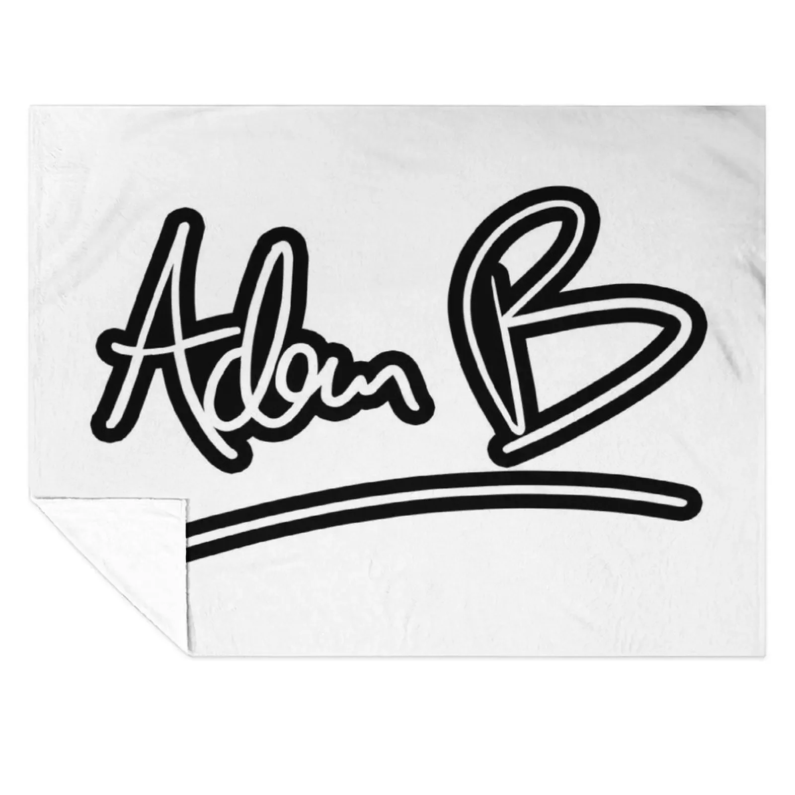 

Adam B Merch Adamb Logo Throw Blanket Sofa Quilt Flannels Luxury warm winter Blankets