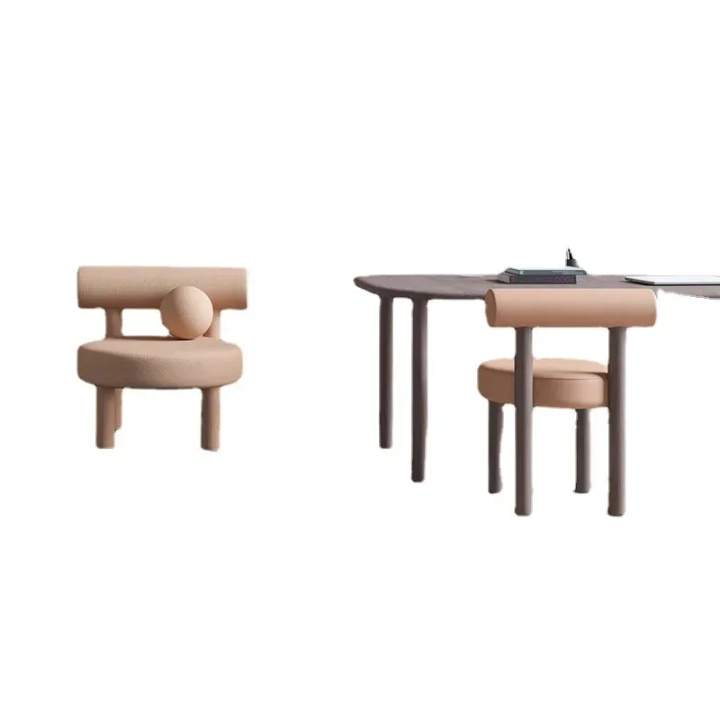 

Modern simple home, chair restaurant dining chair light luxury, backrest soft bag, designer chair