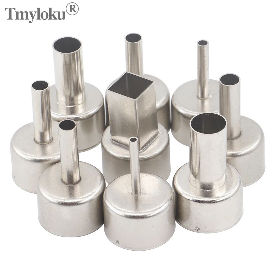 9 sztuk/partia 22mm uniwersalna dysza stacja lutownicza stacje na gorące powietrze dysze pistoletowe do dysz spawalniczych 858D/858D +/8586/8858