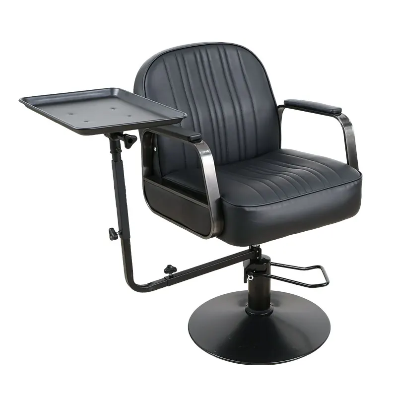 New Design Barber Chair Tray Salon Furniture Set Aluminium Spa Storage Height Adjustable Salon Tattoo Hairstylist Tools
