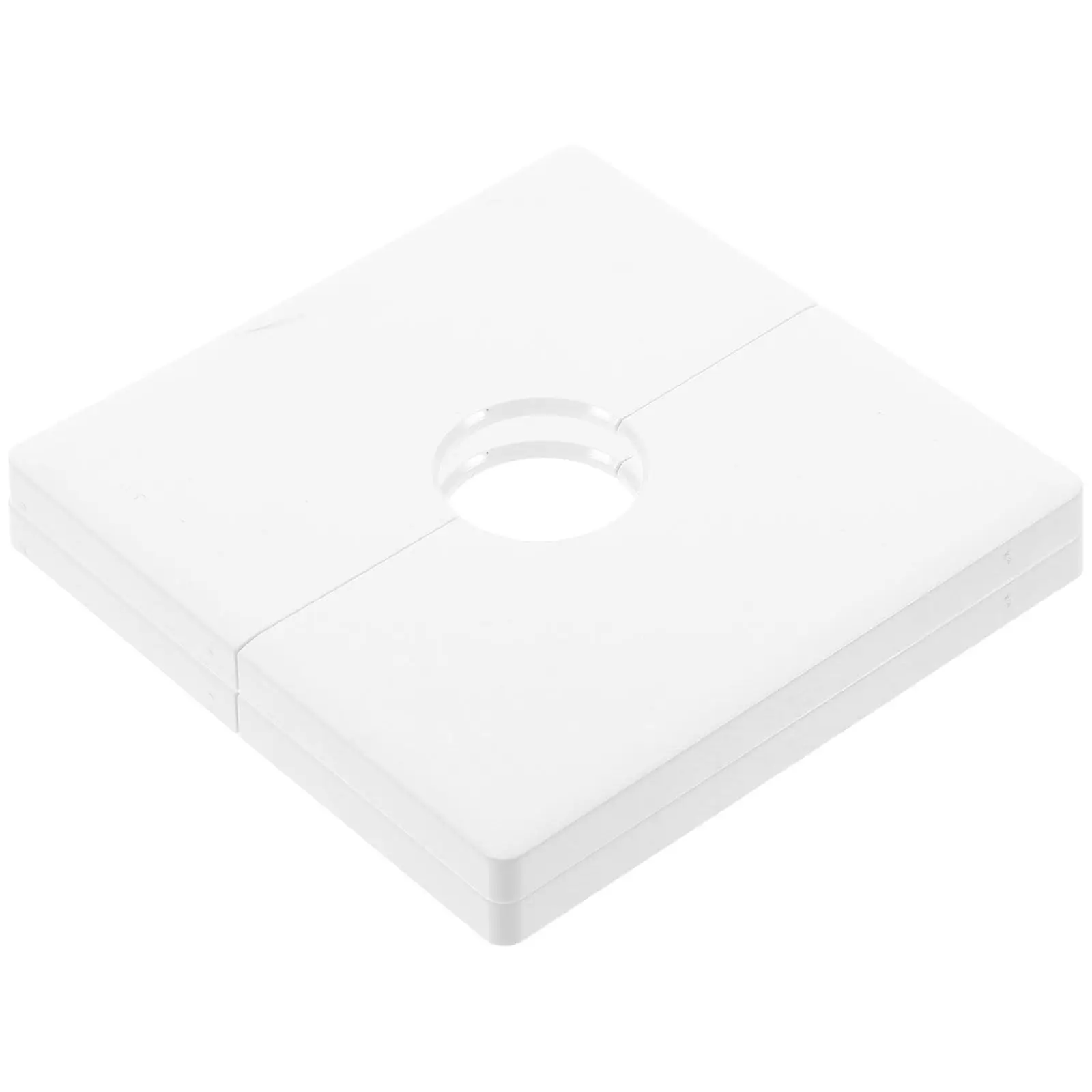 2Pcs Detachable Adhesive Outlet Cover Wall Cable Cover Plate For For Office Student Pass Through Hole Electrical