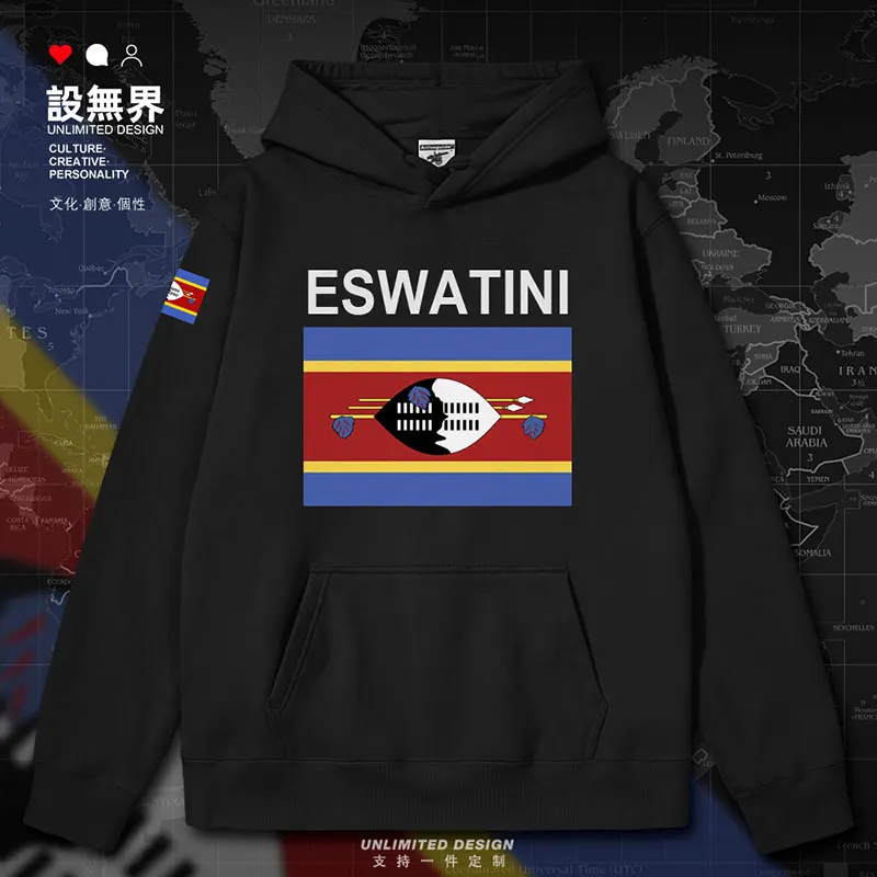 

Swaziland, Eswatini mens hoodies hoodie white winter jerseys sporting long sleeve clothing fashion Coat clothes autumn winter