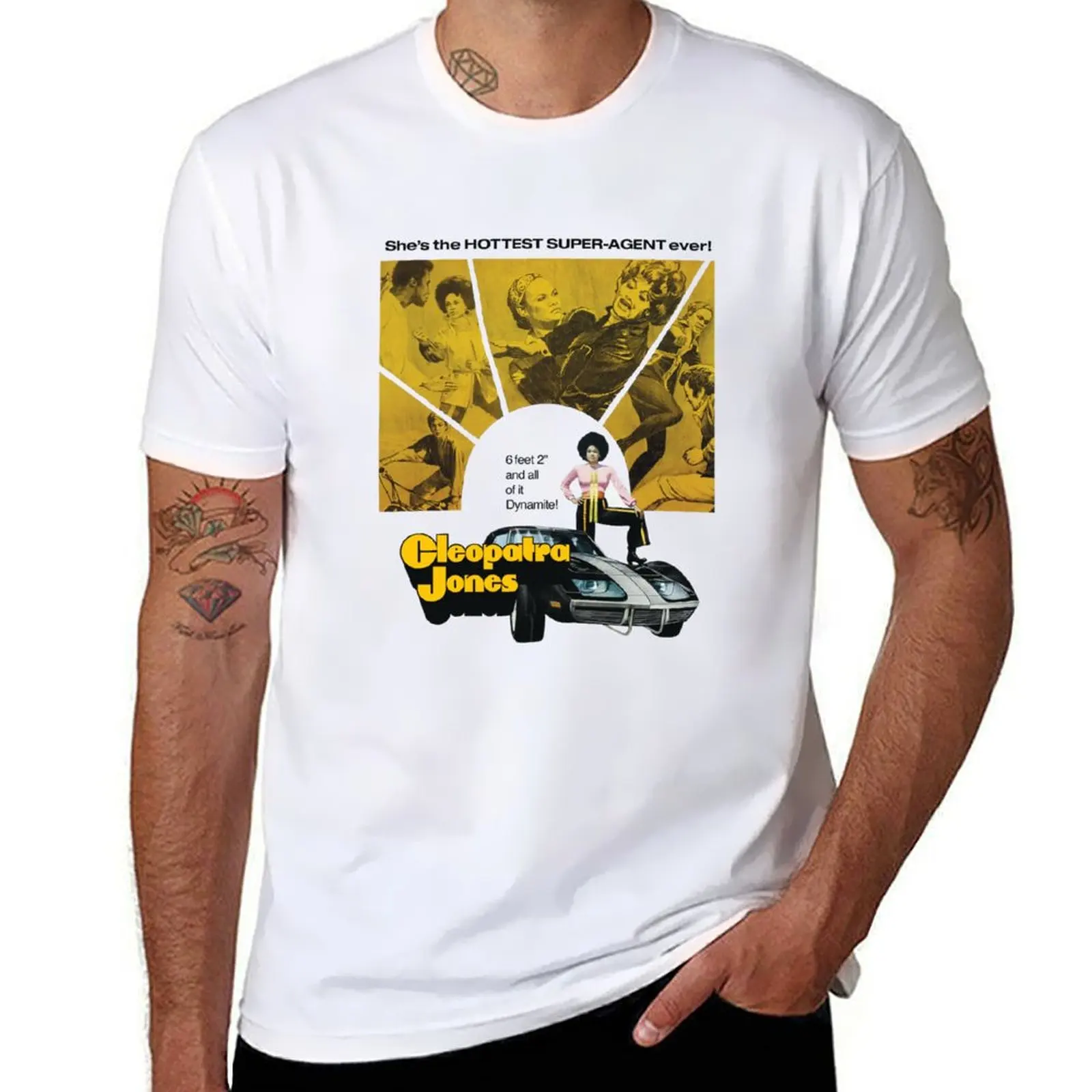 

1973 Cleopatra Jones Movie T-Shirt t shirts cotton 100% man t shirts cotton man graphic t shirt T-Shirt