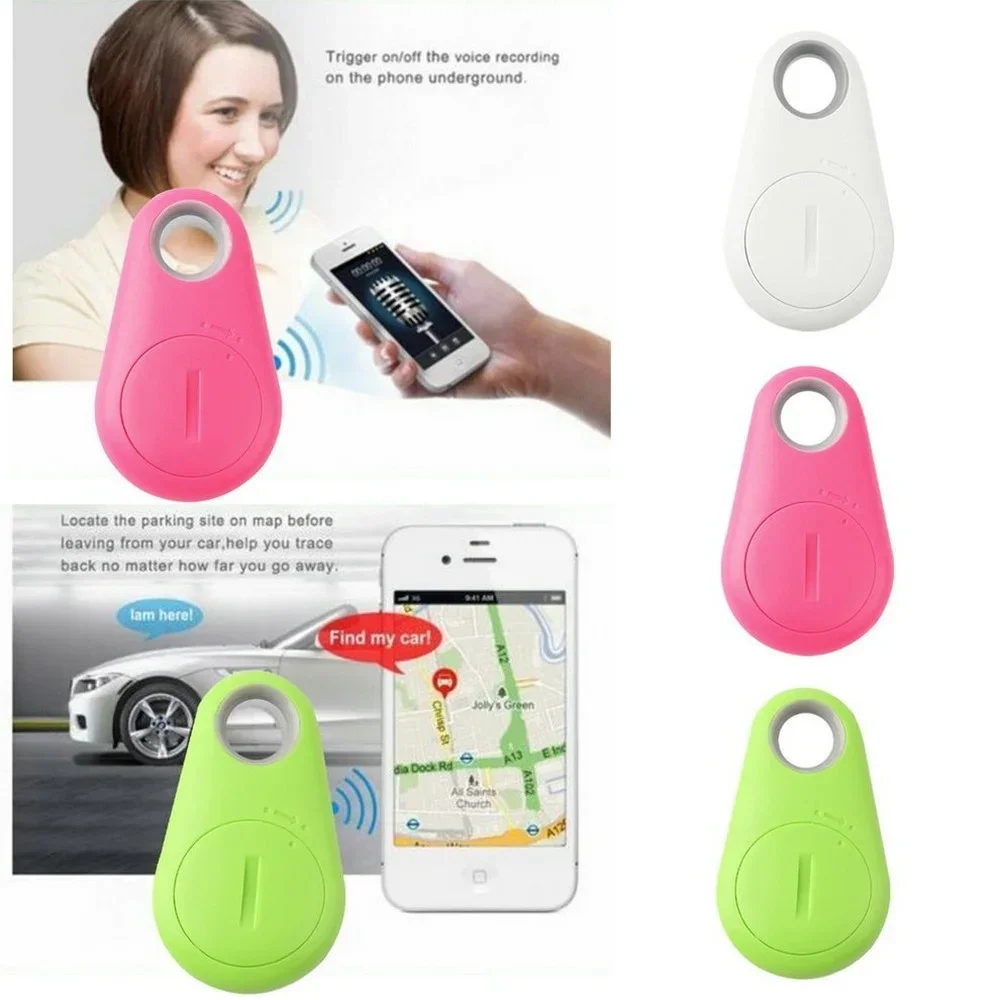 Wireless Whistle Key Finder Keychain for Women Men Anti-Lost Device Keyrings Electronic Anti-Theft Ellipse Plastic Key Search