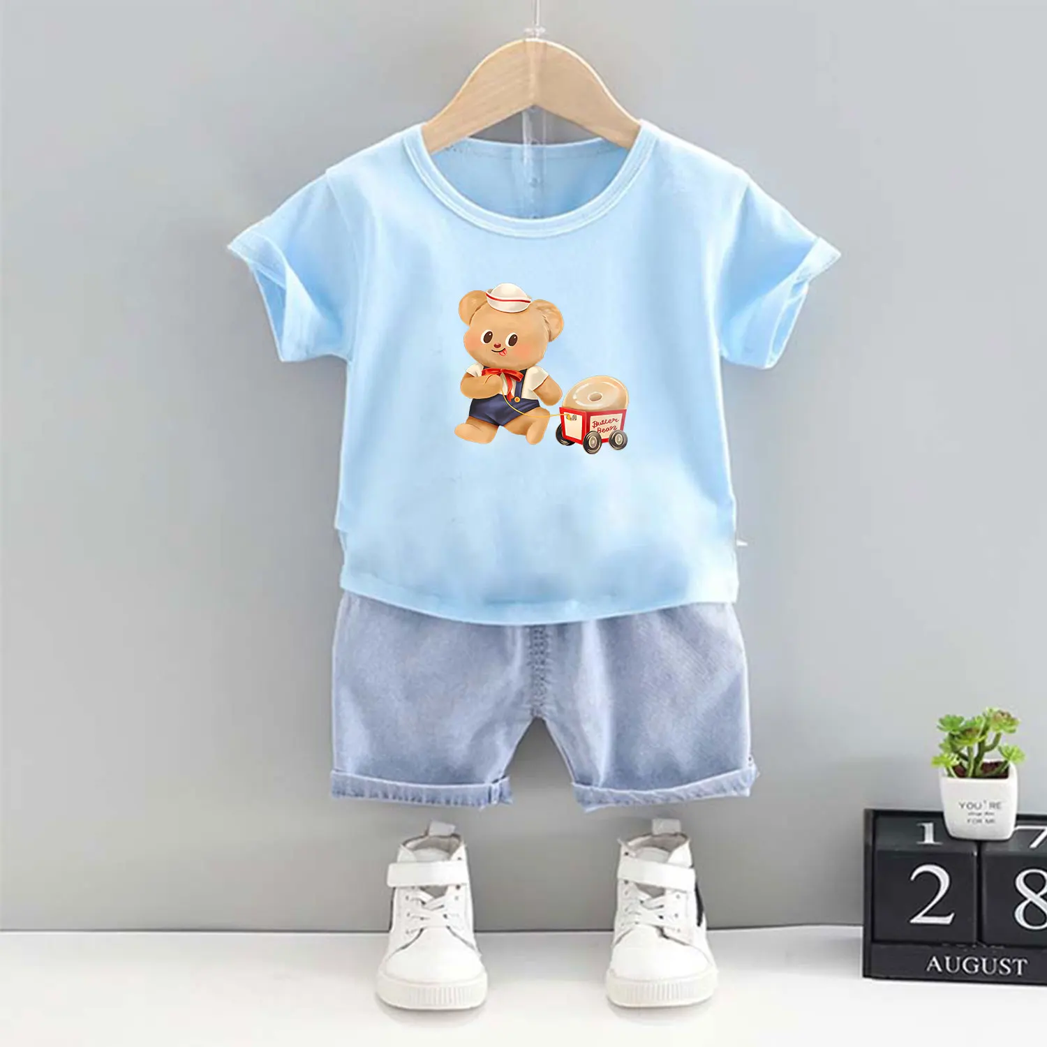 Cute Cartoon Bear Chef Dessert Master Postman Fun Designs Iron on Transfers Patches for Clothes Durable DIY Decoration