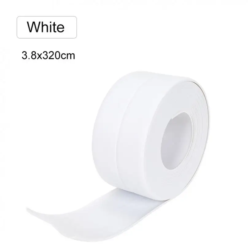 PVC Bath & Kitchen Self Adhesive Sealant Strip, Tub and Wall Sealing Tape Tools