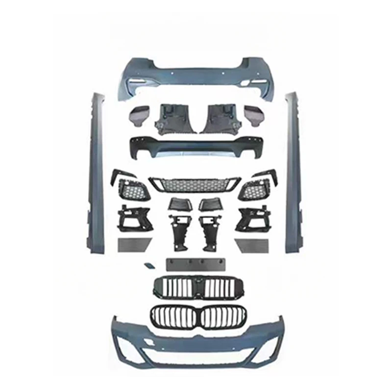 

For 5 Series G30 Upgrade G30 LCI Mt Style Body Kit Front Bumper Rear Bumper Hood Grille Headlight Tail Lights