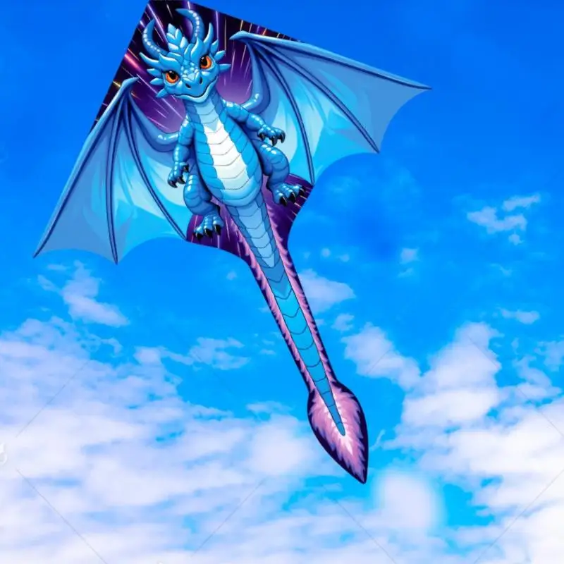 

1 Set 1.45M Starlight Flying Dragon Easy To Fly Kites Little Flying Dragon Kite For Kids And Adults Outdoor Toy
