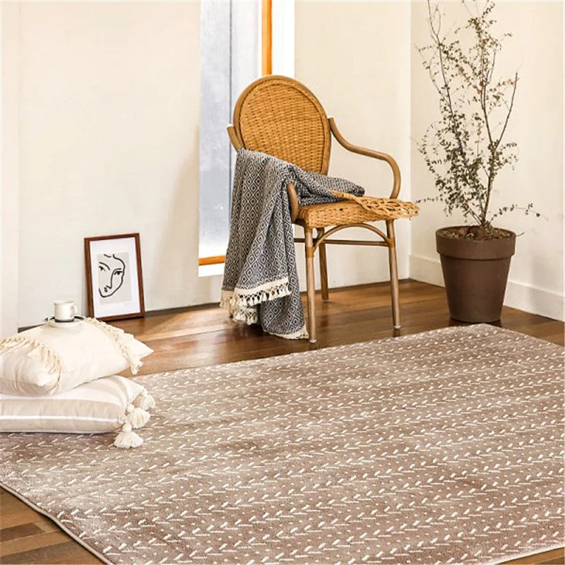 Flourish direct order Carpet thickened anti-fall bedside blanket household long hair can be customized washing area rug