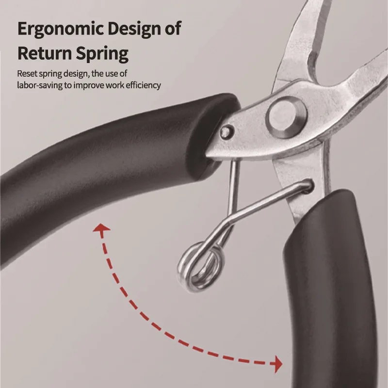 Slanting Forceps Small Portable CuttersDIYHandicraft Flat Bit Tongs Pointed Pincette