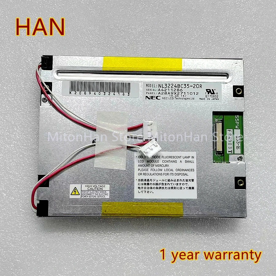 

NL3224BC35-20 NL3224BC35-20R NL3224BC35-22 Original 5.5 Inch LCD Display(100% Test Before Shipment）