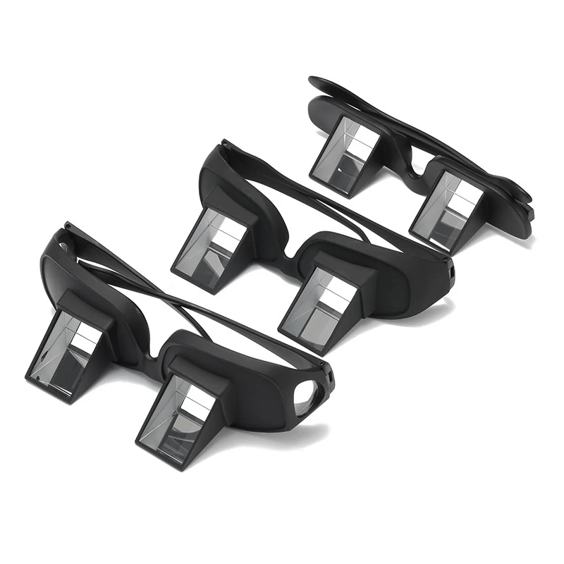 非常に素晴らしい怠惰なペリスコープ水平読書ブックラージグラス、リーダウンビューテレビ近視再利用可能なプリズム