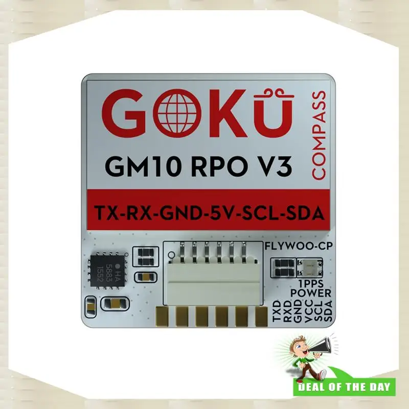 تسليم خلال 24 ساعة لطائرة بدون طيار FPV QMC5883L 72 وحدة GPS لقناة البحث لـ FLYWOO GOKU GM10 Pro V3 مع بوصلة