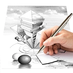 0.3 0.5 0.7 0.9 2.0mm Full Metal Mechanical Pencil Set School Art Esboça Set Steel Automatic Pencil Kawaii Supply 8 Main Sales Cute Pencil Sales - №6