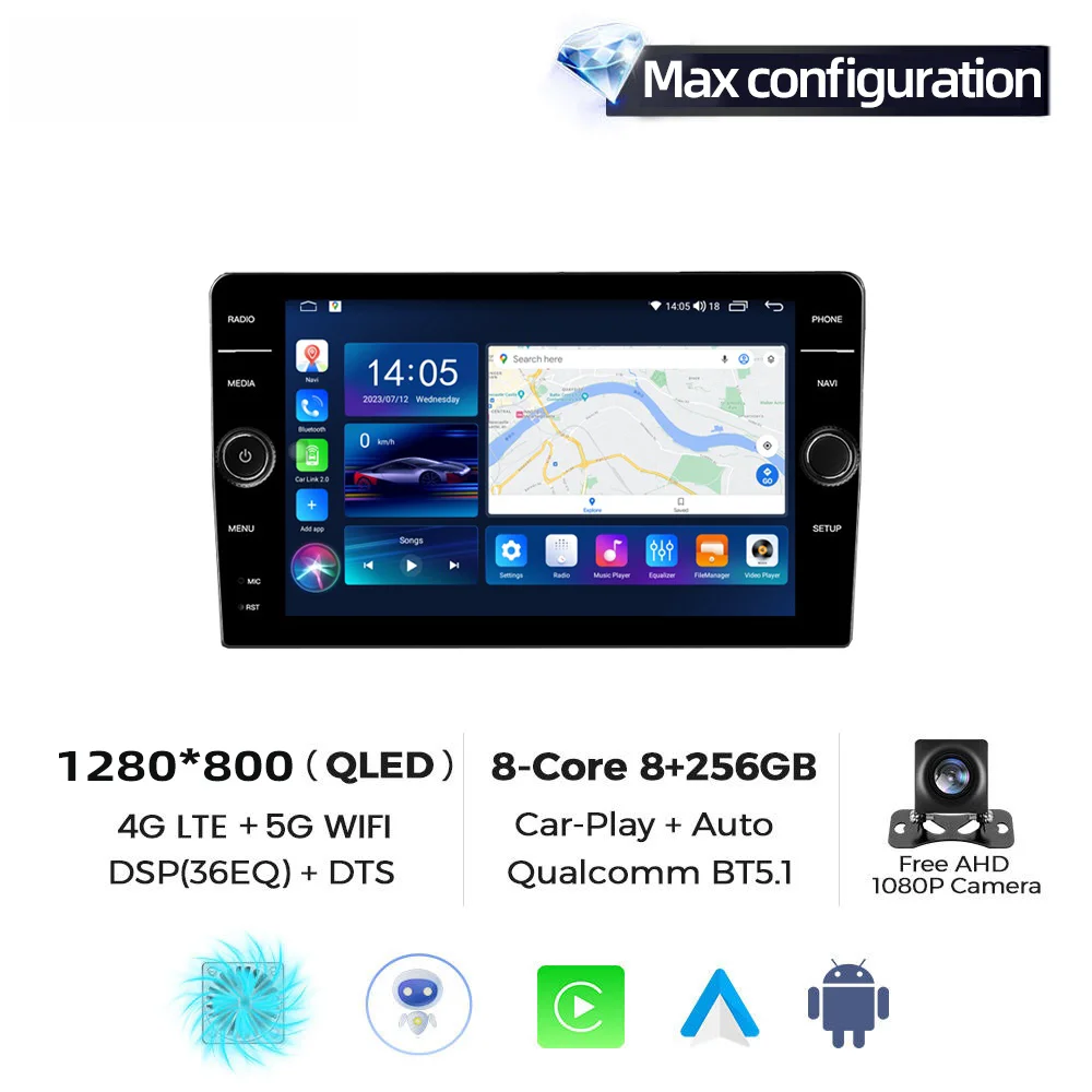 9inch Car Radio Multimedia DVD Player Stereo Android For XC90 Navigation For XC90 car radio For XC90 2004-2014