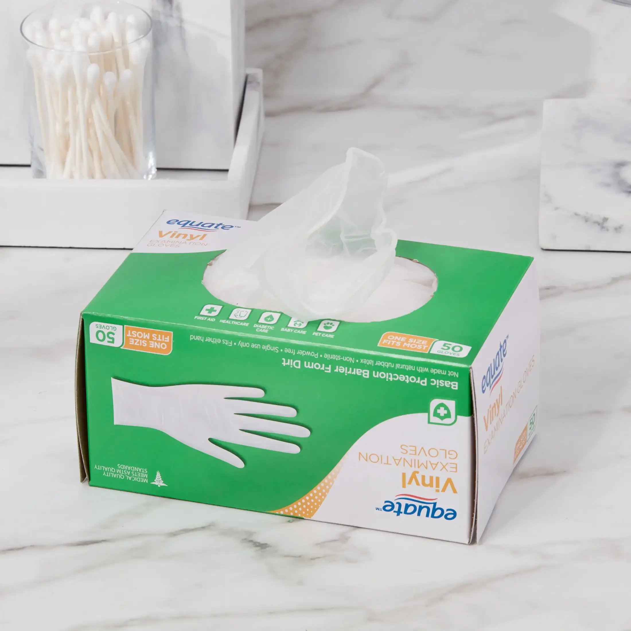 

(3 pack) Vinyl Examination Gloves, 50 Count