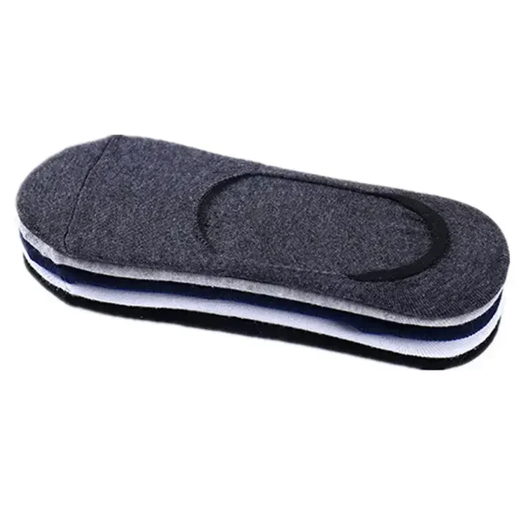 5 쌍 남성 보트 코튼 양말 여름 가을 미끄럼 방지 실리콘 보이지 않는 통기성 양말 남성 발목 양말 슬리퍼 스포츠 양말