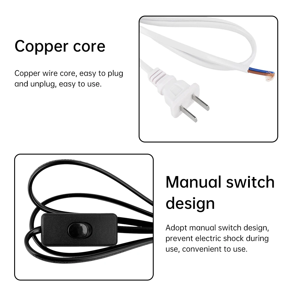 สายไฟสาย E27 ฐานโคมไฟผู้ถือสวิทช์สําหรับจี้หลอดไฟ LED ติดตั้ง Hanglamp Suspension ซ็อกเก็ต 303 สวิทช์