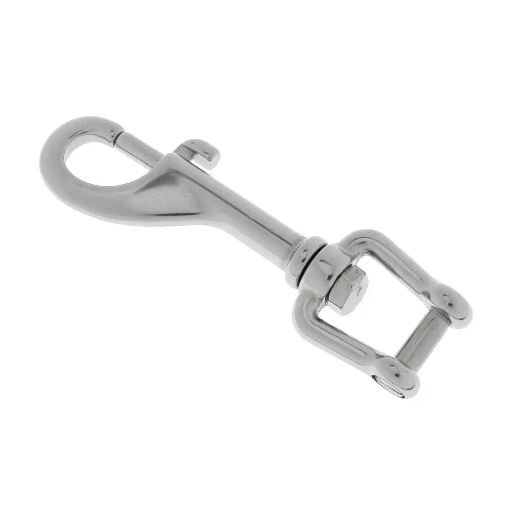 Marine Grade 316 Stainless Steel Swivel Shackle Snap Hook Hardware