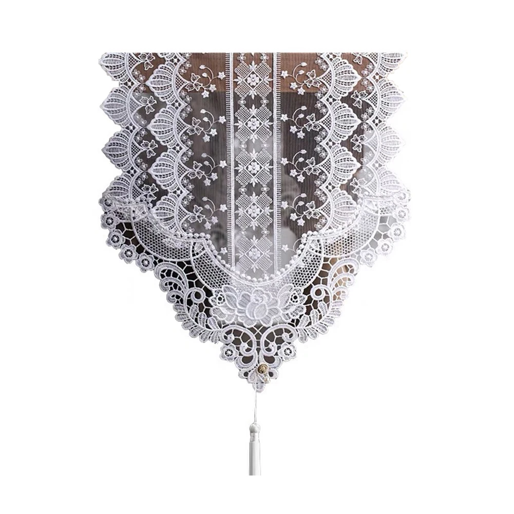 Decorative White Lace Table For Runner for Desktop and Dining Tables Providing Elegant European Flair for Home or Office Use