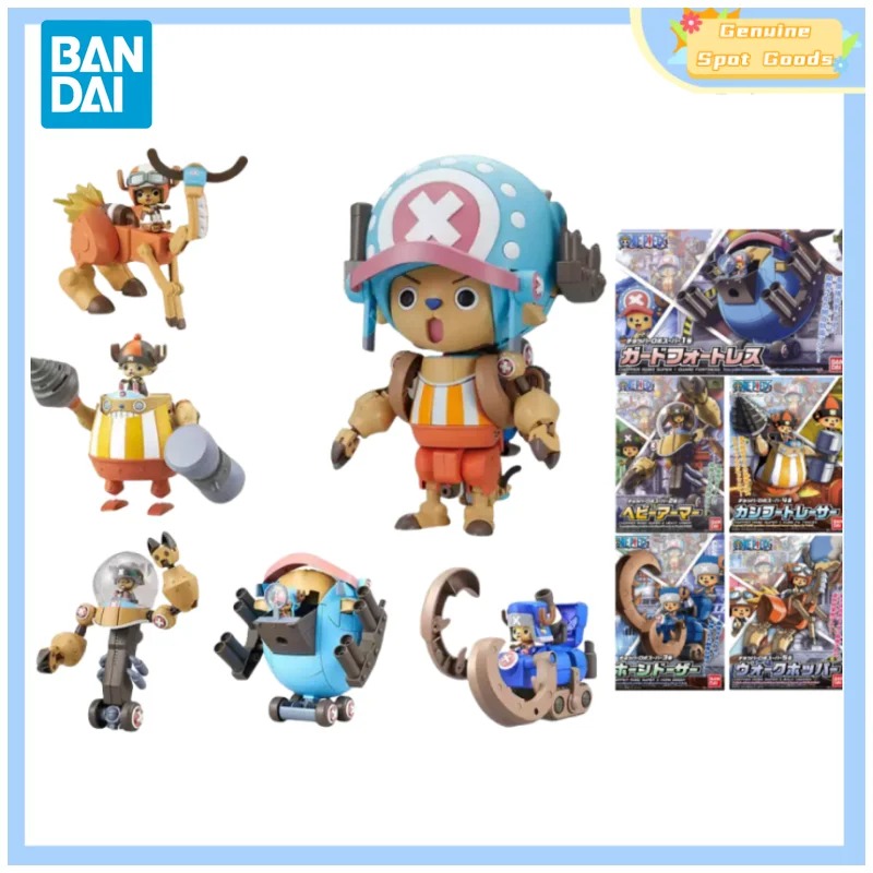 Echte Bandai einteilige Chopper kombinierte Roboter 2 Montage Anime Action figuren Modell Sammler geschenk für Spielzeug Hobbys Kind