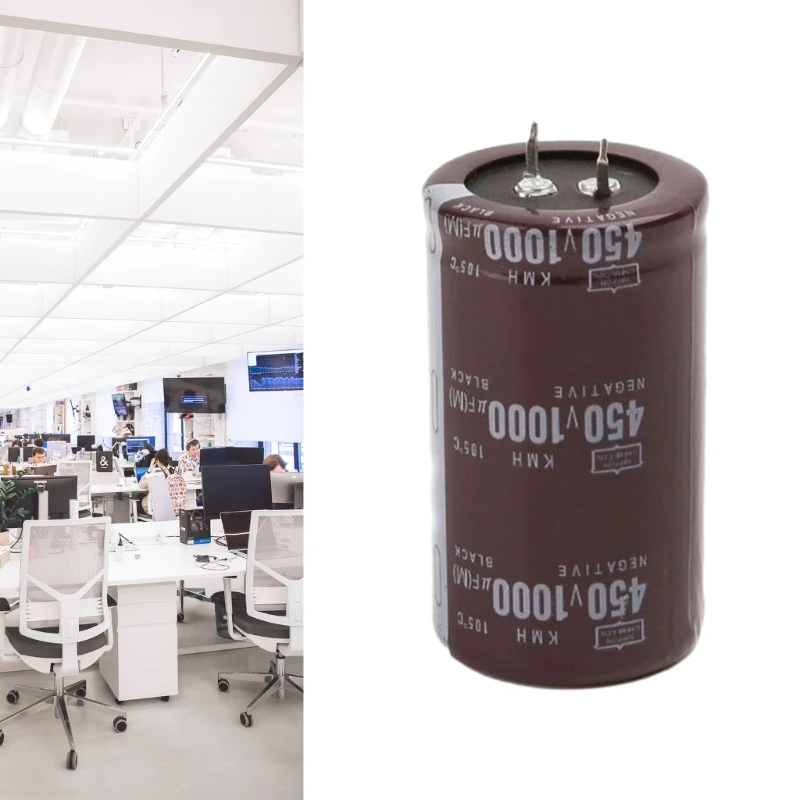 High-Frequency 450V 1000uF Electrolytic Capacitors Volumes 35x45mm for Microprocessor Control, Power Conversion Drop shipping