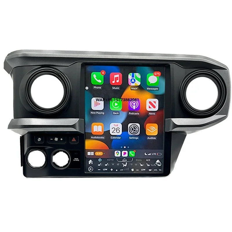 Head Unit Upgrade Stereo Carplay Android Radio for Te Style Tacoma 2017 2021 2022  Dash Kit Touch Screen GPS Navi