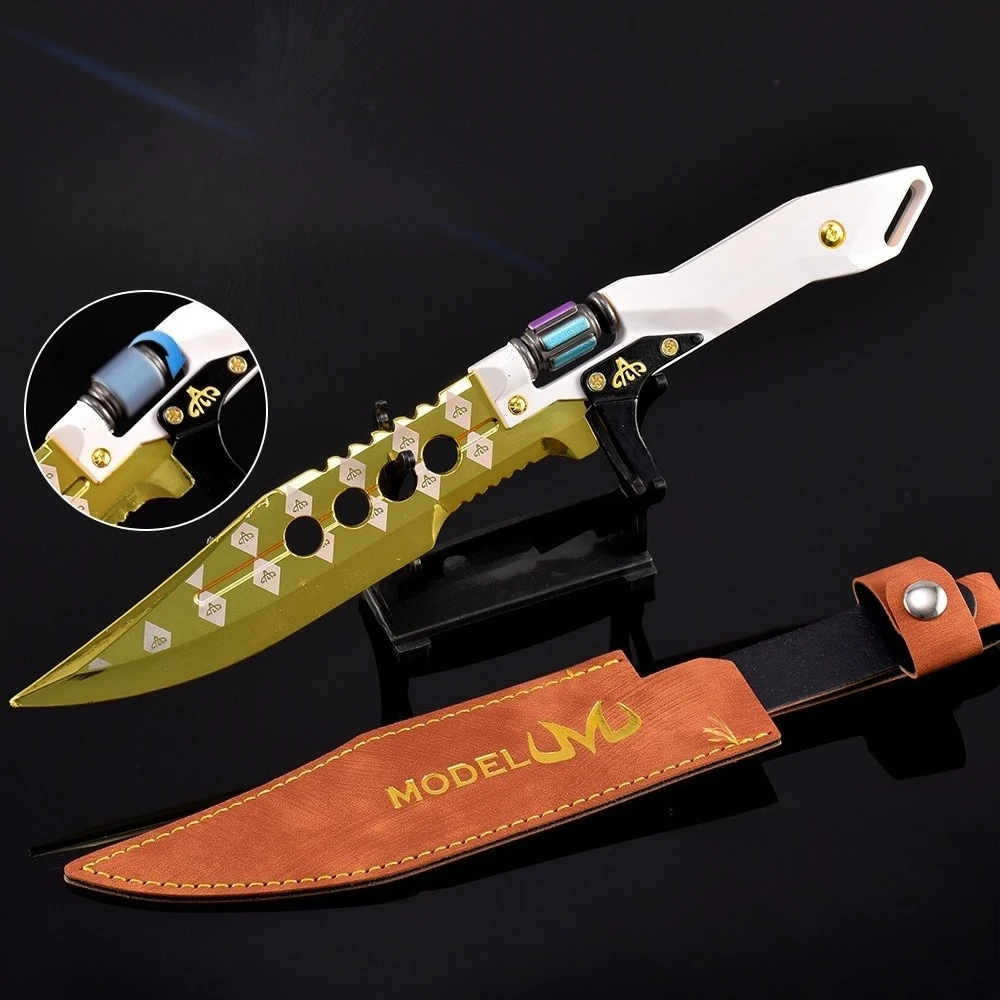 ‌Arena Breakout‌ Chinese Game Peripherals Winner Knife Metal Craft Model Collectible Desk Ornaments Creative Birthday Gifts Toy
