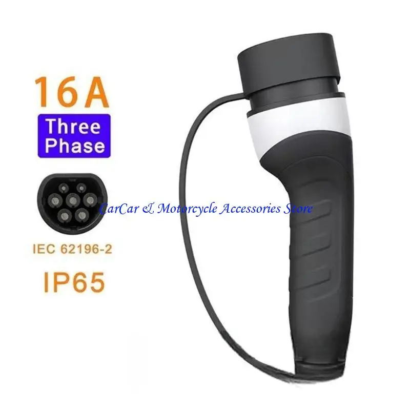 

G5AD Type 2 Plug Converter Adapter for Electric Vehicle with LED Charging