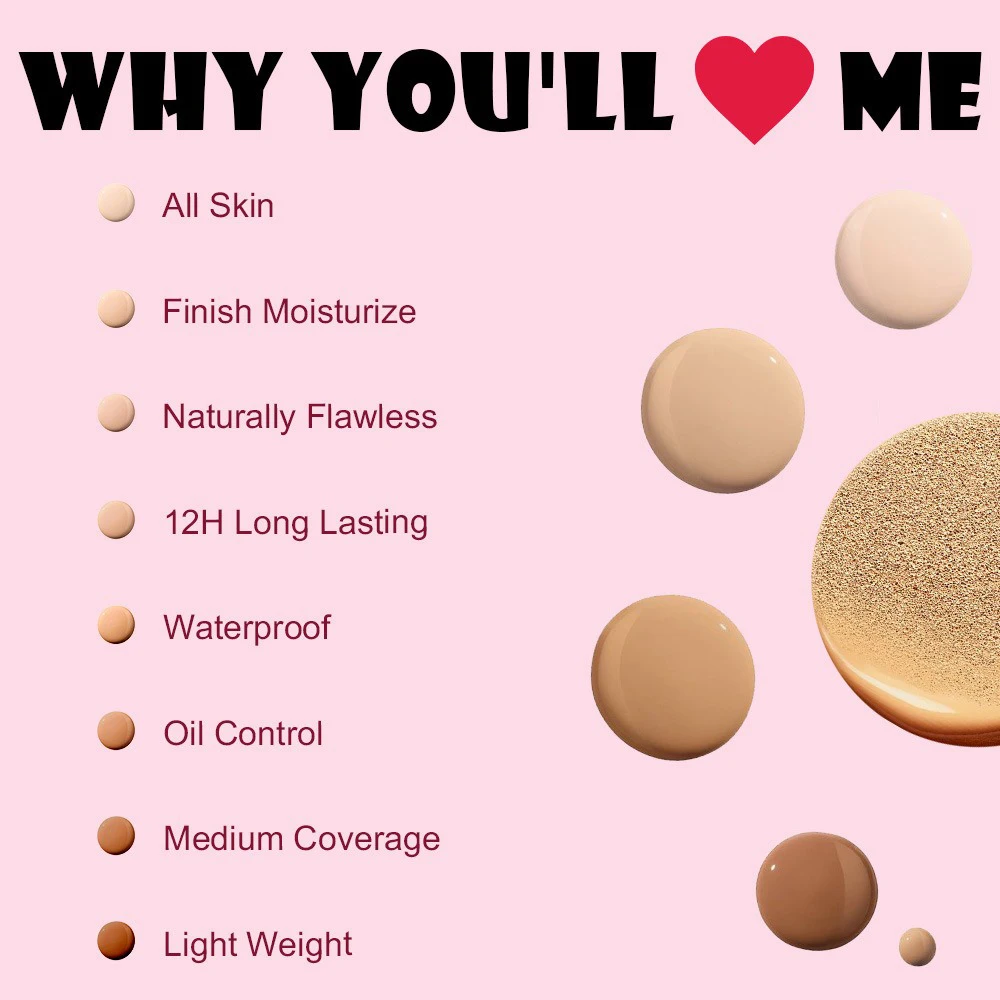 Isolating Cushion BB Cream Private Label Concealer Contour Pore-Refining Moisturizing Waterproof Natural Makeup Cruelty Free