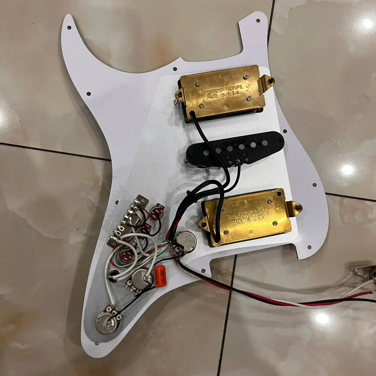 Upgrade Prewired Hsh Slagplaat Voor Rg2550z Elektrische Gitaar Pickups 1 Set Alnico Pickups Gitaarpartijen