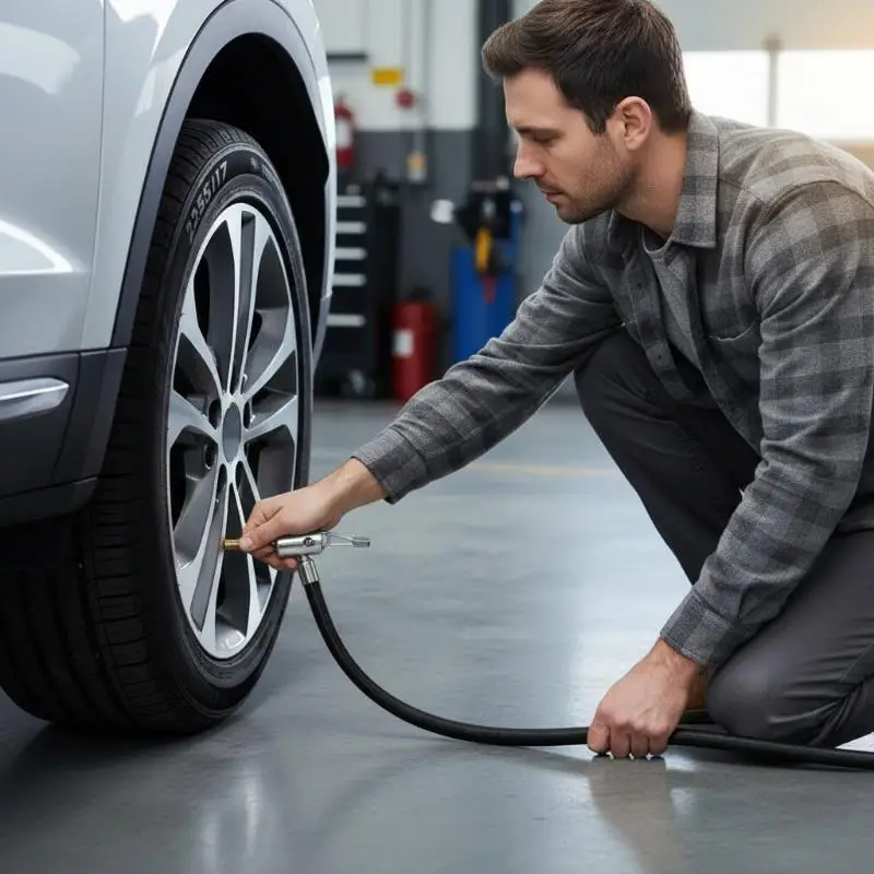 Easy Connect Car Tire Inflator Extension Hose Adapter with Twist End for High Volume Airflow in All Vehicles