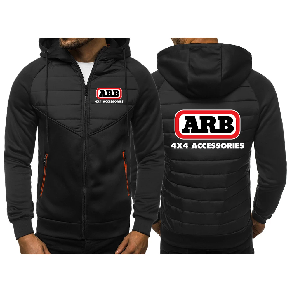 ARB Men's Cotton Thermal Hoodie Warmth Resistant Mountaineering Jacket Multi Functional Casual Outdoor Sport Coat