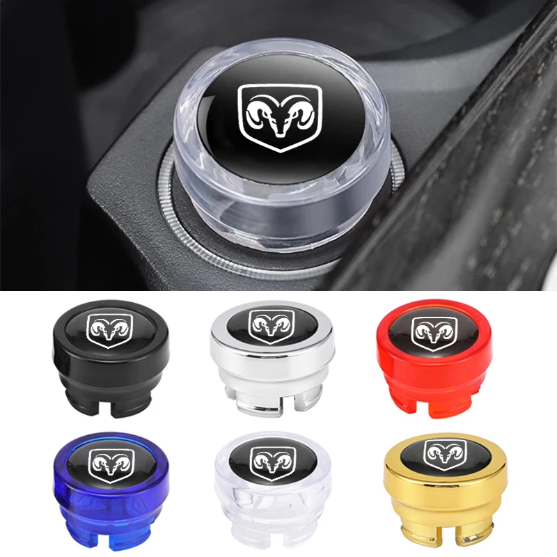 Car Cigarette Lighter Cover DustProof Decoration Protector Cap For Dodge Journey Challenger Caliber Charger Ram Avenger Nitro