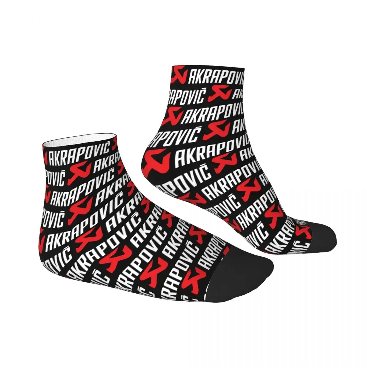 Akrapovics Logo AKS Motorcycle Exhaust Socks Harajuku Soft Stockings All Season Socks Accessories for Man Woman Christmas Gifts