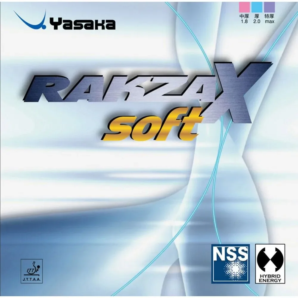 Yasaka Rakza X Soft MAX Table Tennis Rubber, Red or Black,Professional Table Tennis Rubber Sheet