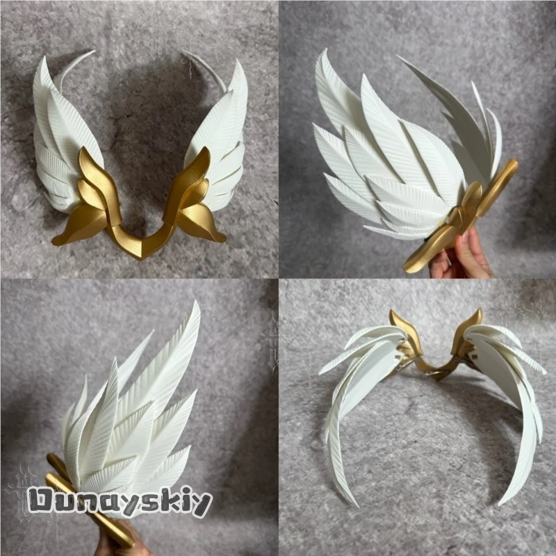 901​​Ove watch Mercy Mythic Skin Cosplay Costume Female Full Set Game Comic Con Anime Role Stage Performance Outfit Halloween​ - view 5