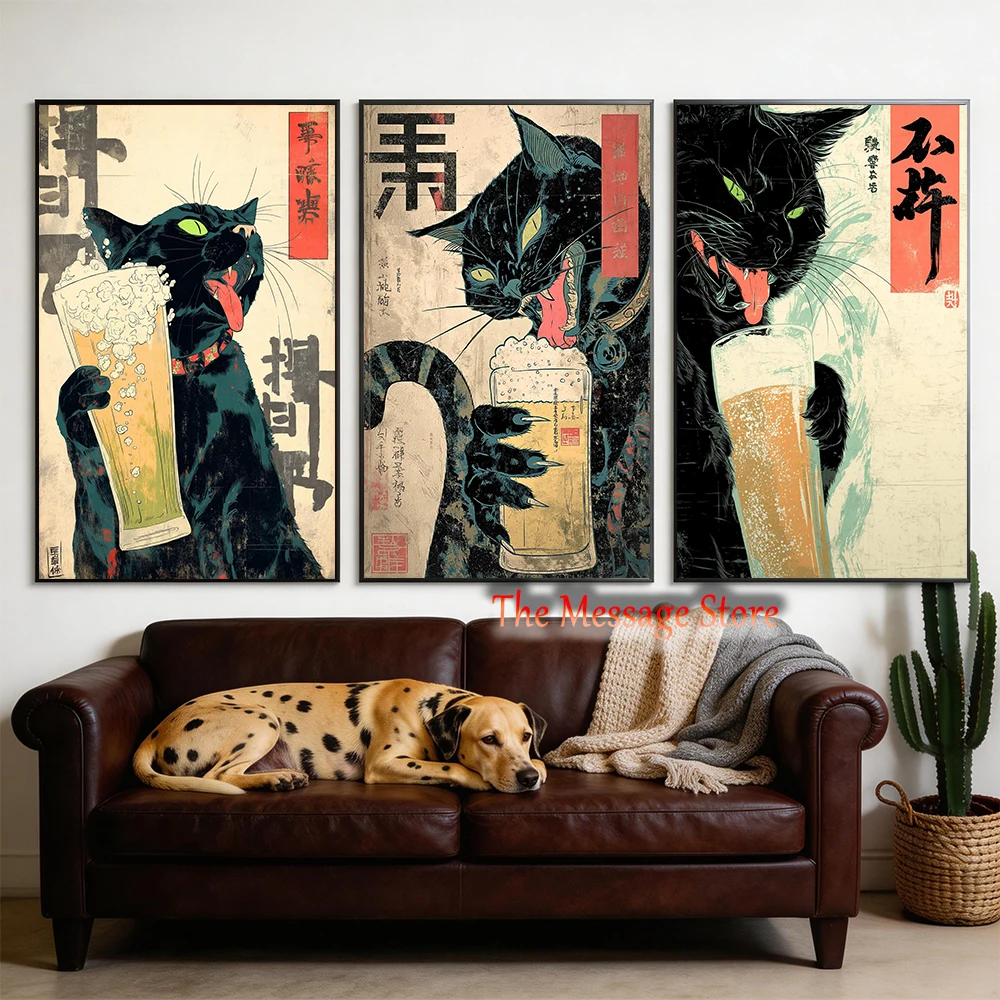 Arte Japonés con Gatos Diverti - Japanese Lifestyle In Japanese reseña y precio