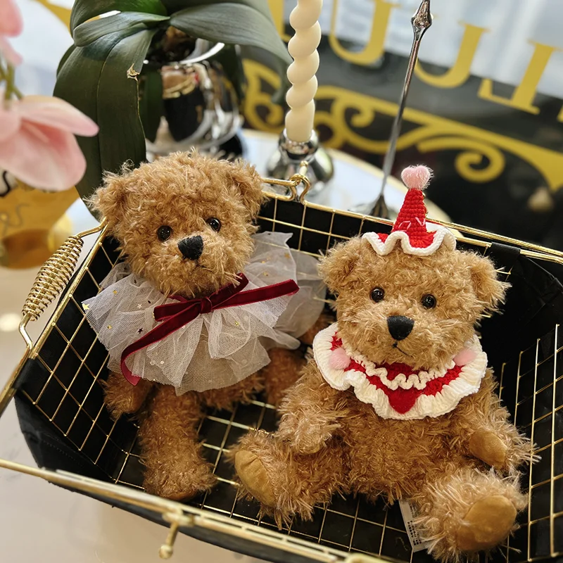 

High Quality Toy Cartoon Brown Teddy Bear Plush Cute Animal Themed Parties Toys Nursery Bed Room Bed Decor Great Gift For kids