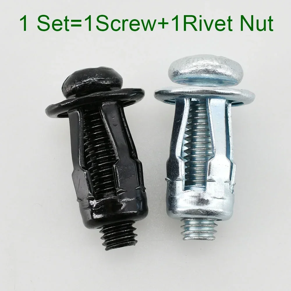 M4 M5 M6 M8 Jack Nut Petal Shape Rivet Nut Screw Bolt Rivets Expansion Metal Rivetnut Panel License Plate Clamp Lock 20/30/50Pcs