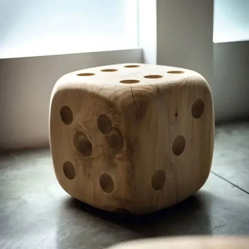 

Деревянный низкий стул-кушетка Pile Dice, эстетичный, роскошный, в скандинавском стиле, для отдыха, креативный, декоративный, современный, для гостиной