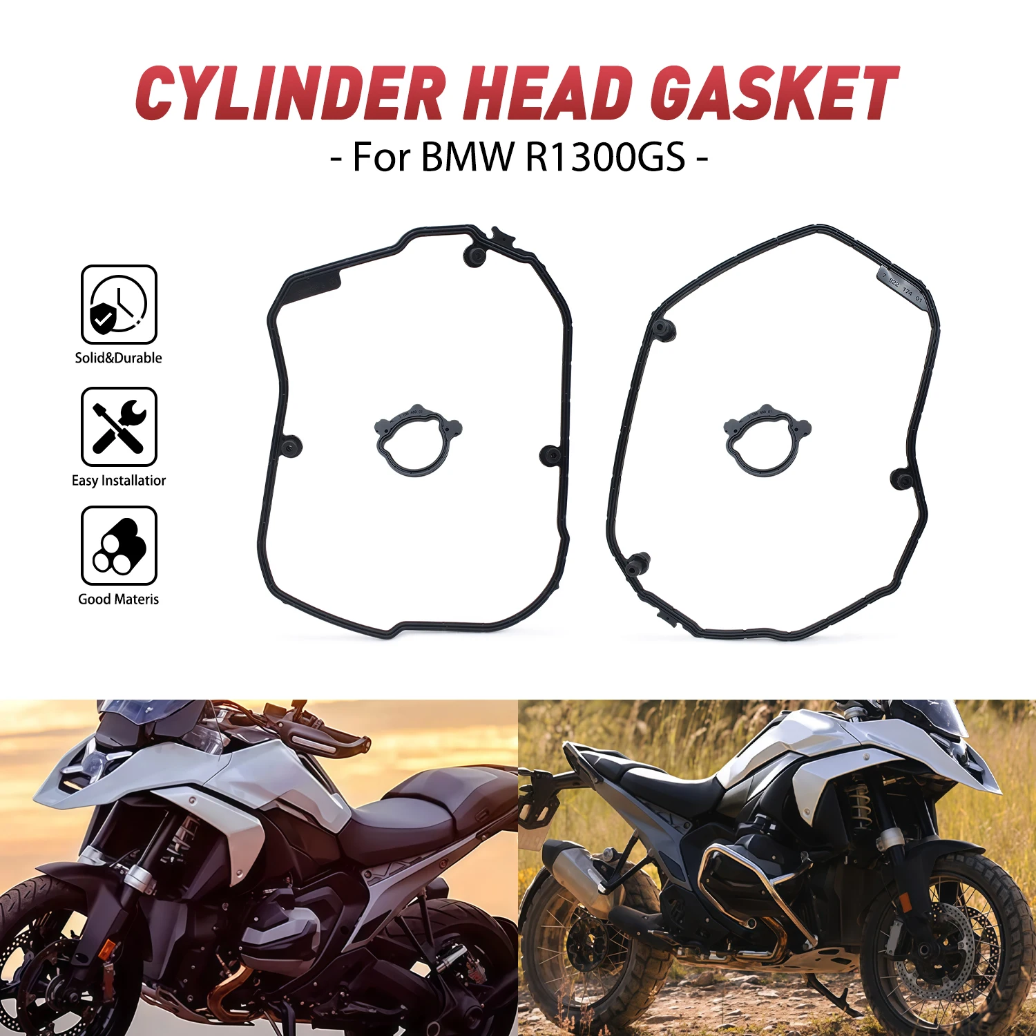 

Engine Head Valve Cover For BMW R1300GS 2024 2025 2026 OEM Left 11121027893 Right 11121027894 Engine Cylinder Crankcase Parts