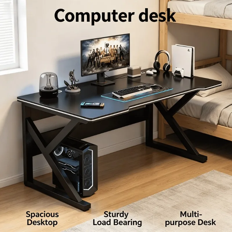 

Adjustable Height Standing Computer Desk Ergonomic Gaming Desk Home Office Student Study Table Desk Computer Gaming Desk