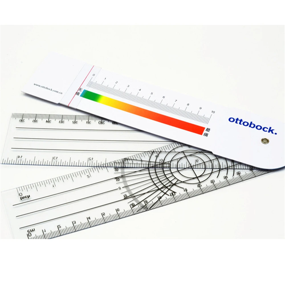 orthopedics department rule Joint Angle ruler Pain scale VAS for doctor and students use