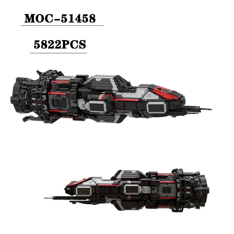 

Building Block MOC-51458 Space Vehicle Splicing Assembly Model 5822PCS Adult and Children Birthday Christmas Toy Gift Decoration