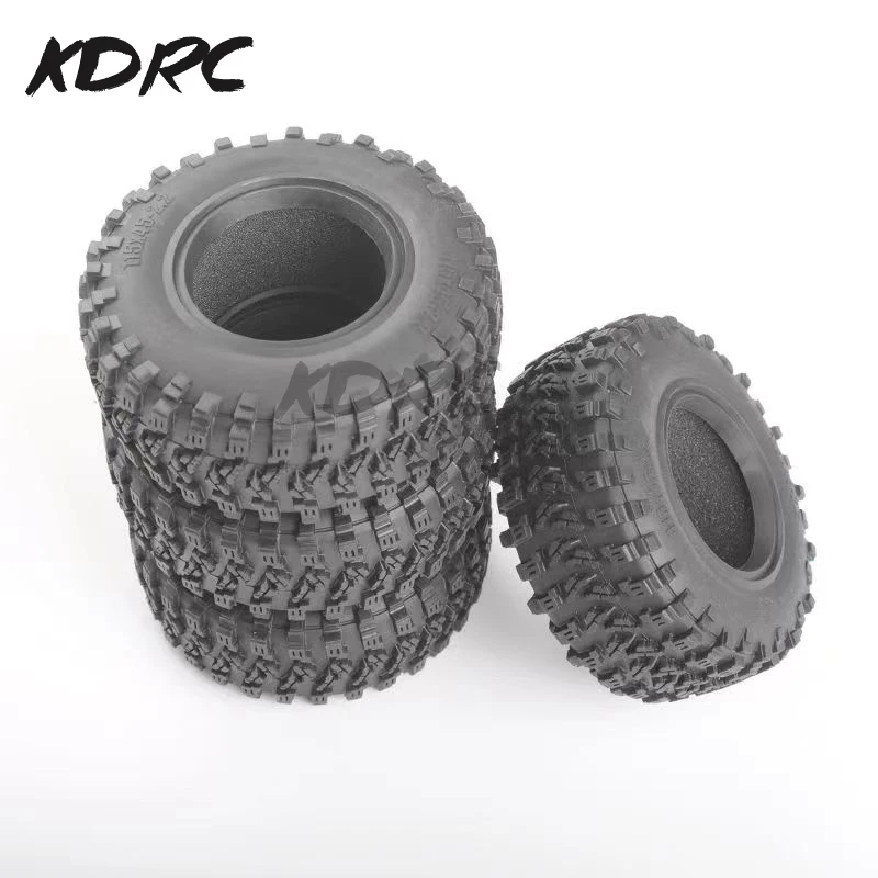

2,2-дюймовые 115 мм резиновые шины Rock Crawler с внутренней пеной, совместимые с радиоуправляемым автомобилем TRX4 SCX10 D90 CC01 YIKONG