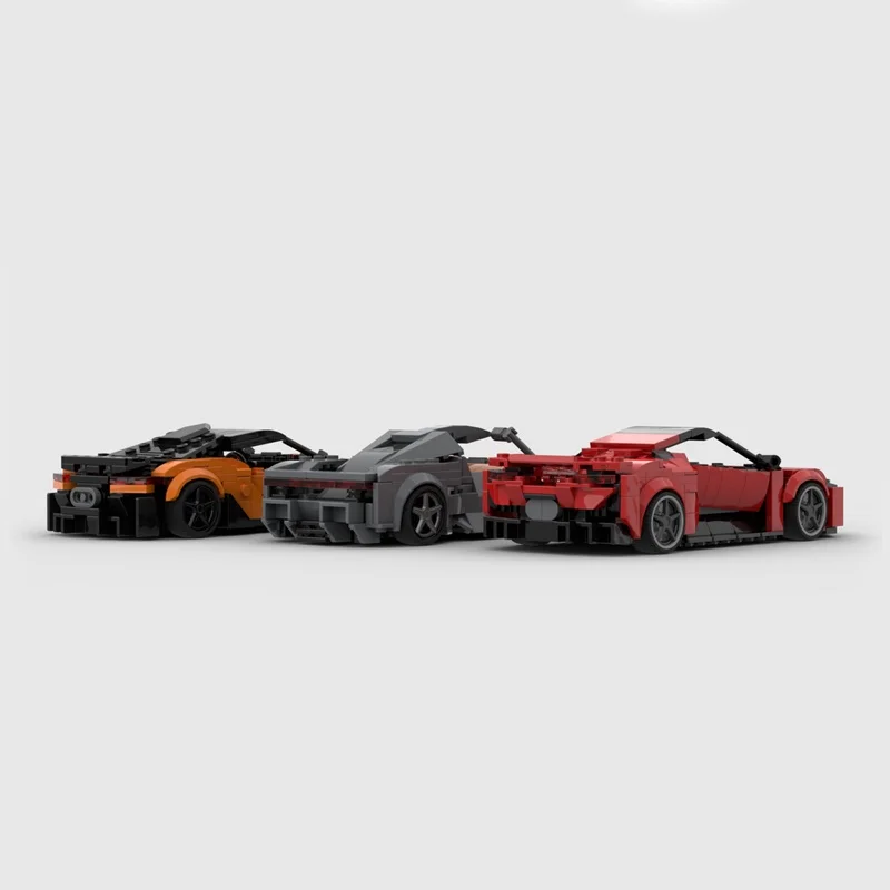 1050 stks MOC Hypercar Heilige Trinity 2 0 Model bouwstenen Bouw speelgoed Monteren DIY creatieve kerstcadeau idee Verjaardag